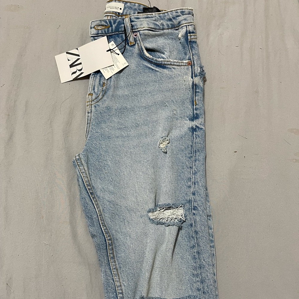 Zara distressed jeans